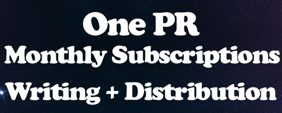 1 Press Release/Month – Subscription